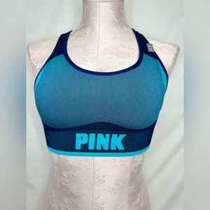 Victorias Secret PINK  Racerback Logo Sports Bra Top XS
